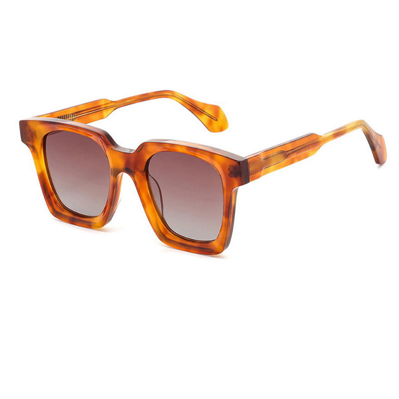 نظارة شمسية عين القط سلحفاة برتقالية ذات تأثير زائل من الأسيتات