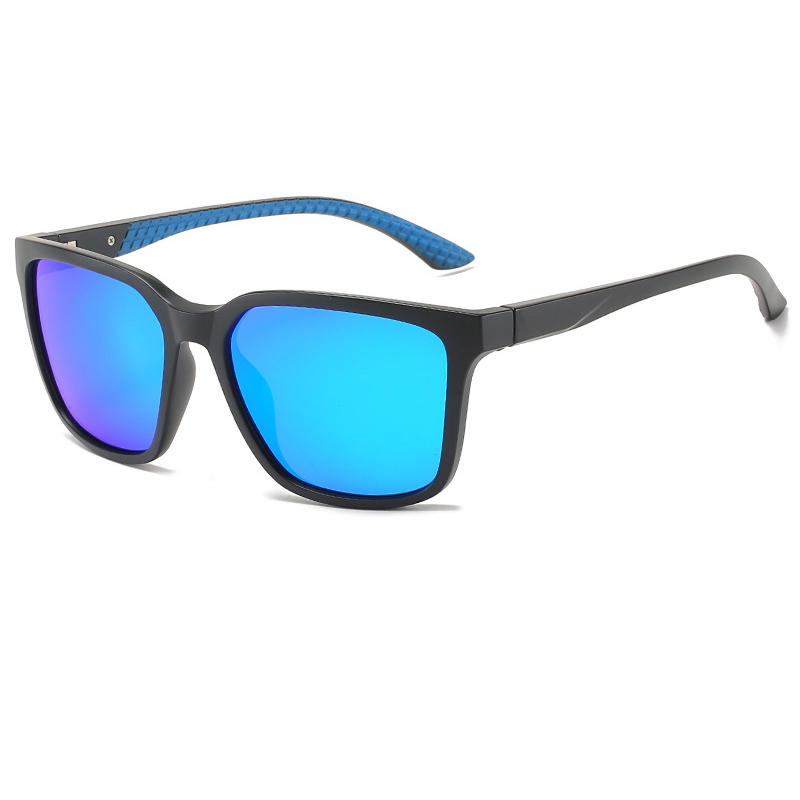 نظارة شمسية فيرساتشي بعدسات زرقاء عاكسة فاخرة