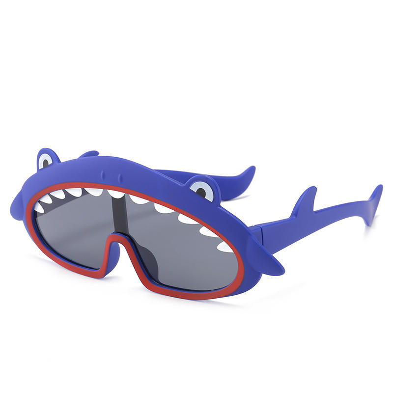 نظارات شمسية 2023 بأسلوب القرش المختلف للأطفال