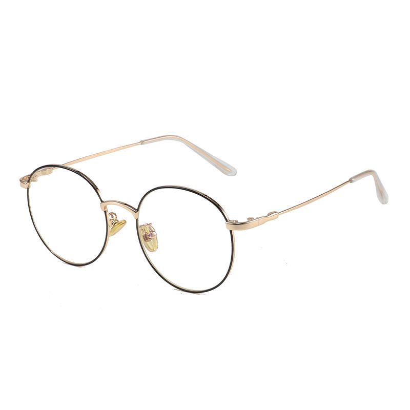 نظارات بإطارات ذهبية معدنية عالية الجودة