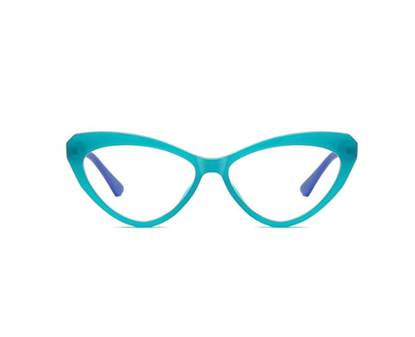 2022 HW2075 المرأة مثير القط العين الضوء الأزرق حجب النظارات إطار الزجاج البصري النظارات
