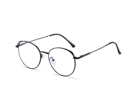 إطارات النظارات المعدنية عالية الجودة المضادة للضوء الأزرق نظارات الربيع المفصلي البصرية