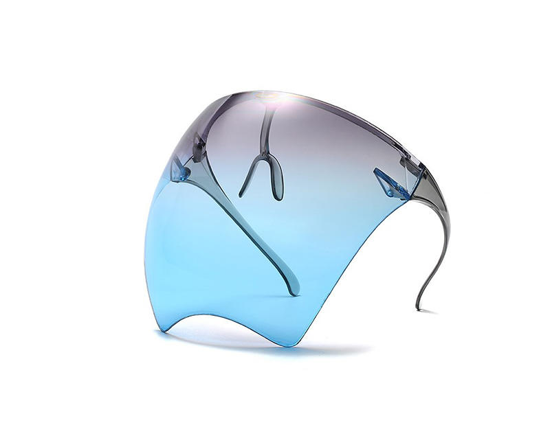 تقدم الشركة المصنعة درع حماية للوجه لحماية العين مع نظارات واقية ضد الضباب قابلة للتعديل