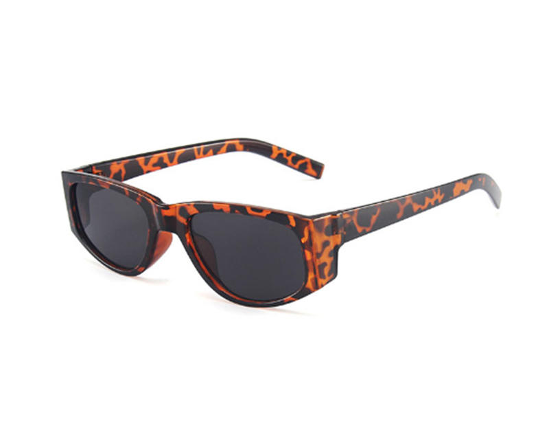 حار بيع تصميم 2022 القط العين النظارات الشمسية الملونة ليوبارد طباعة النظارات الشمسية الفاخرة النساء بالجملة النظارات الشمسية