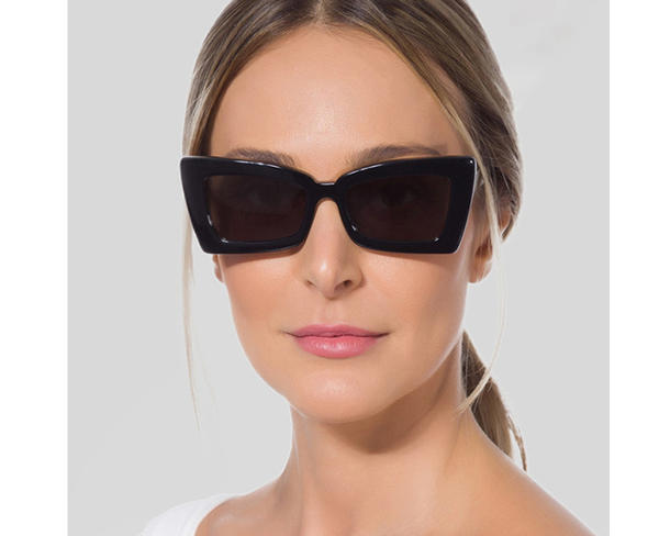 2022 نموذج جديد شعبي للنظارات الشمسية مربع المرأة